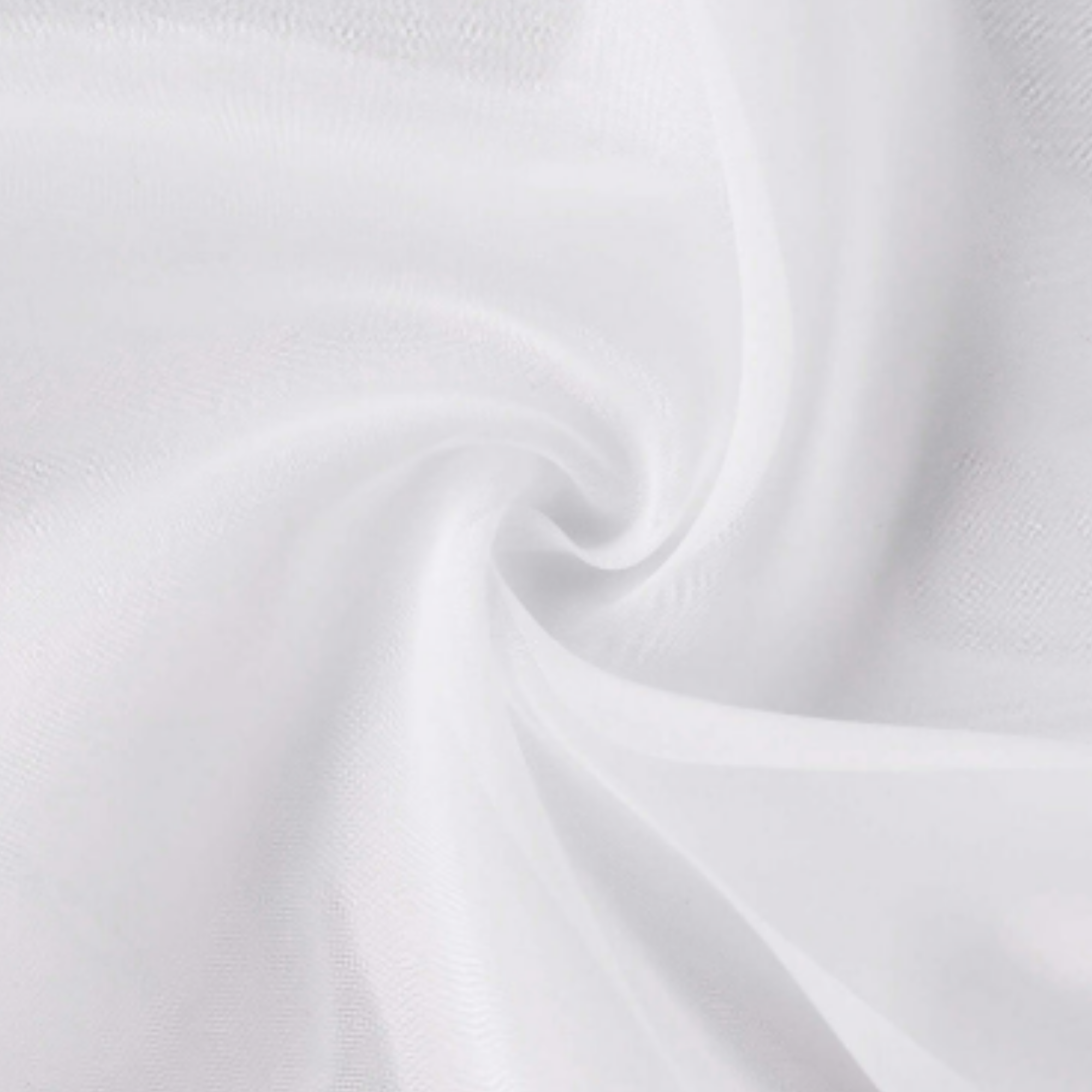 White Chiffon Fabric Panel