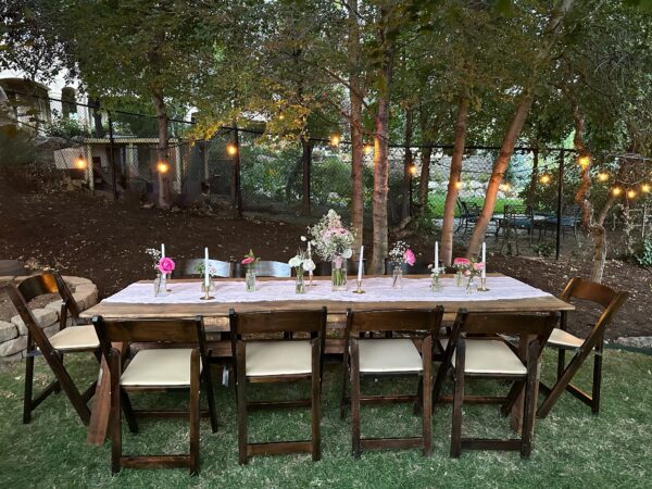 Wood Farmhouse Table