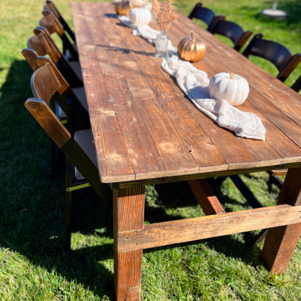Wood Farmhouse Table