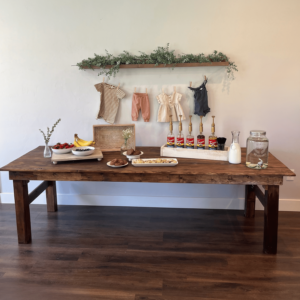 Wood Farmhouse Table